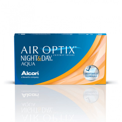 Lentile de contact -4.75 Air Optix Night&amp;amp;Day Aqua, 6 buc, Alcon foto