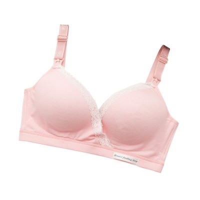 Sutien maternitate pt sarcina gravide,dar si postnatal, pt alaptare, 2in1-ROZ foto