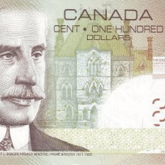 Bancnota CANADA - 100 dolari 2005 - P105b - aUNC