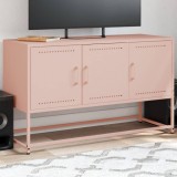 VidaXL Dulap TV, roz, 100,5x39x60,5 cm, oțel