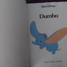 carte vintage povesti copii 1989,DUMBO,DISNEY,Unipart-Verlag-Stuttgart-L.Germana