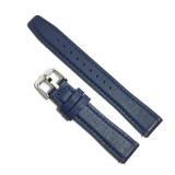 Cumpara ieftin Curea de ceas Bleumarin din piele ecologica si silicon - 14mm 16mm 18mm 20mm
