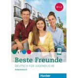 Beste Freunde B1. 2. Deutsch f&uuml;r Jugendliche. Deutsch als Fremdsprache / Arbeitsbuch mit Audios online - Manuela Georgiakaki