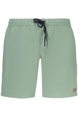 Norway Pantaloni scurti de baie barbati simplii cu logo, verde, M