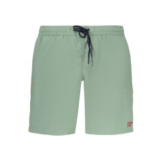 Norway Pantaloni scurti de baie barbati simplii cu logo, verde, M