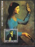 Ciad 2002 - Artiștii și picturile lor - Picasso, Colita, MNH