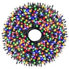 Instalatie de Craciun, Jolly Spirit, joc de lumini, multicolor, 200 lumini, 16 metri