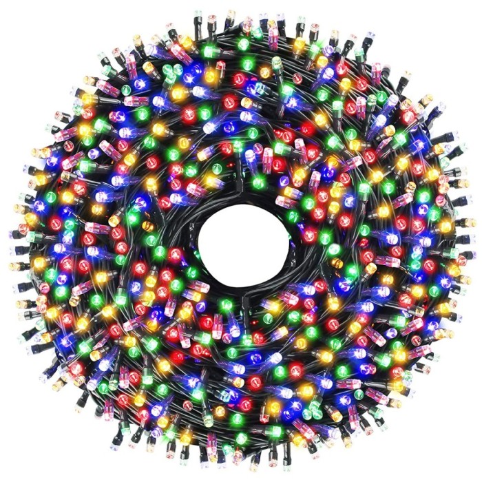 Instalatie de Craciun, Jolly Spirit, joc de lumini, multicolor, 200 lumini, 16 metri