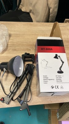 Lampă de masă SM-800C, neagră foto