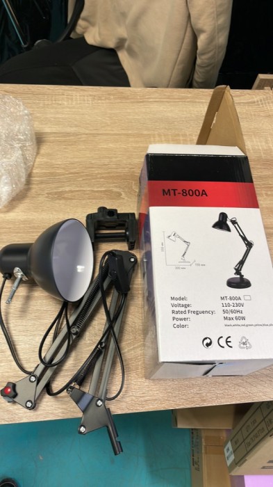 Lampă de masă SM-800C, neagră