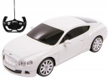 Masina cu telecomanda bentley continental gt alb cu scara 1 la 24, Rastar