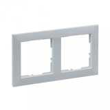 Rama ornament 2 posturi Legrand Suno aluminiu 721512
