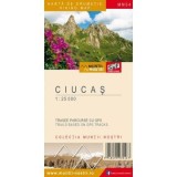 Harta / Hiking map Muntii Ciucas 1:25.000