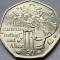 50 pence 2021 Isle of Man/ Insula Man, Alice din Alice&#039;s Adventure In Wonderland