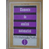 ELEMENTE DE ANALIZA MATEMATICA-CAIUS IACOB-266909