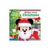 Disney Baby: Mickey Loves Christmas: A First Words Book