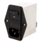 Conector AC 2A 250VAC IEC 60320