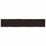 Cumpara ieftin Blat masă, 220x40x4 cm, gri, lemn stejar tratat contur organic