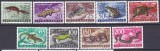 DB1 Fauna Reptile 1962 Yugoslavia Jugoslavia 9 v. MNH, Nestampilat