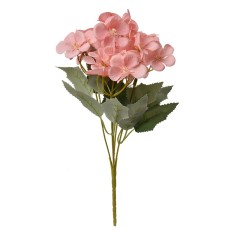 Buchet flori artificiale roz verzi 16x12x30 cm