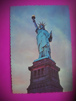 HOPCT 7541 STATUIA LIBERTATII -NEW YORK -SUA-AMERICA DE NORD -CIRCULATA foto