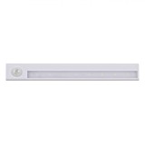 Lampă LED cu Senzor de Mișcare, Lumina Ambientală, Bază Adezivă, 23.5 cm, Alb, Oem