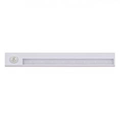 Lampă LED cu Senzor de Mișcare, Lumina Ambientală, Bază Adezivă, 23.5 cm, Alb