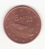 Grecia 5 lepta (eurocenți) 2019 aUNC, Europa