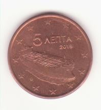 Grecia 5 lepta (eurocenți) 2019 aUNC foto