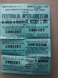 Bnk div Afis Festivalul interjudetean G Dima - Cluj Napoca 1984