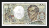 FRANTA 200 FRANCI 1987 , [1] P- 155b , Seria V.051 / 374821 , XF+