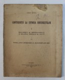 CONTRIBUTII LA ISTORIA BUCURESTILOR I. BUCURESTII SI IMPREJURIMILE LA MIJLOCUL VEACULUI AL XVII -LEA , II . PRIMUL SFAT ORASENESC AL BUCURESTILOR ( 18