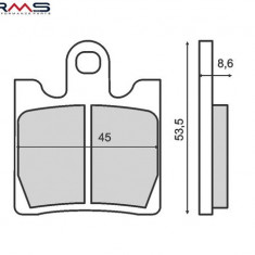 Set placute frana - Daelim - Suzuki Burgman 250-400cc - Yamaha FJR 1300cc (RMS)