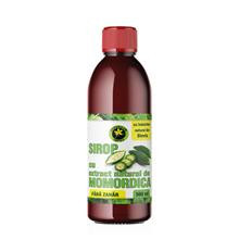 Sirop Momordica cu Indulcitor Stevie Rebaudiana 500 mililitri Hypericum Cod: hype.00448 foto