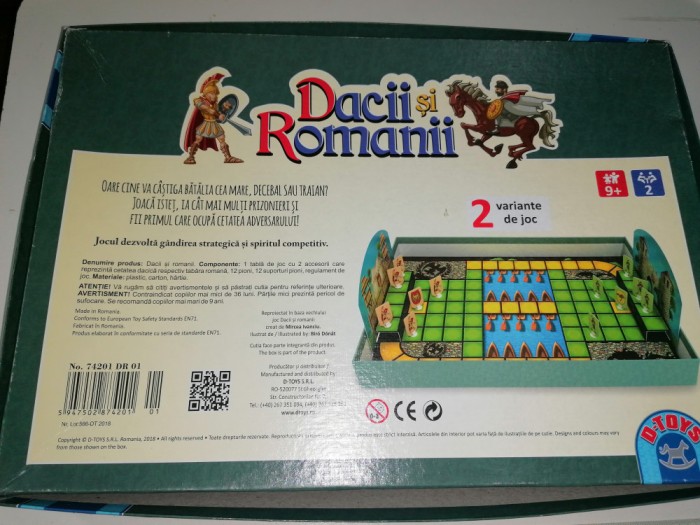 LOT 2 JOC- JOCURI - DACII SI ROMANII /BETLEEM / FOLOSITE