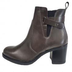 Botine dama, din piele naturala, marca Gatta, 8402343-14-11, gri 36 foto