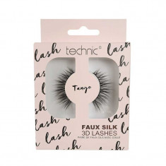 Gene false, Technic, Faux Silk 3D Lashes, Tango, Adeziv inclus