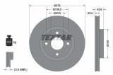 Disc frana Ford Fiesta VII (HJ, HF) Motor 1.5 ST EcoBoost, 278x23mm, 43.8 mm, OE 2272661