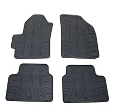 Set covorase auto din cauciuc Daewoo Matiz, Chevrolet Spark 2005-2010, Negru, Gledring, 4 buc. foto