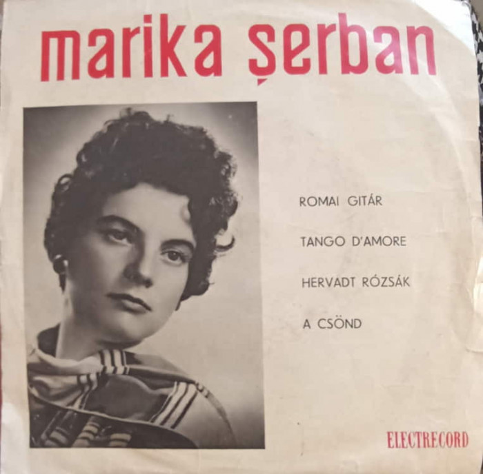 Disc vinil, LP. MARIKA SERBAN: ROMAI GITAR ETC.-MARIKA SERBAN