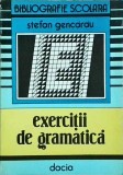 Stefan Gencarau - Exercitii de gramatica