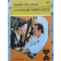 O SCRISOARE NEPREVAZUTA-JUDITH HERSHNER