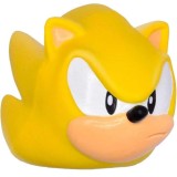 Squish Super Sonic 6cm - Jucarie Antistres Sonic the Hedgehog, Figurine Colectie, 3ani+