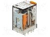 Releu electromagnetic, 110V AC, 20A, DPDT, serie 55.32, FINDER - 55.32.8.110.0040