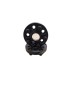 Distantiere Roti Adaptor 5x120 la 5x112 ALM, 22mm, 72.5-57.1, M12x1.5, Aluminiu Forjat, Negru, Include Prezoane si Inele Centrare