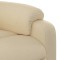 Fotoliu rabatabil, crem, material textil - 7