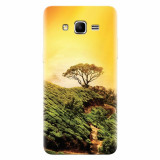 Husa silicon pentru Samsung Grand Prime, Hill Top Tree Golden Light
