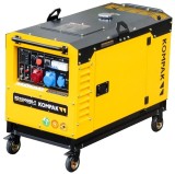 Generator diesel insonorizat KOMPAK KD10000SE-T, 10.6 kVA, 230/400 V