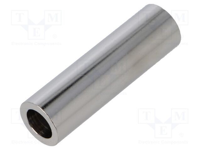 Manșon distanțier 55mm cilindric alamă nichel DREMEC Diam.ext: 16mm