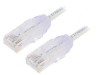 Patch cord TX6-28 U/UTP 6 Cat6 Alb 5m 28AWG